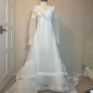 70s wedding dress